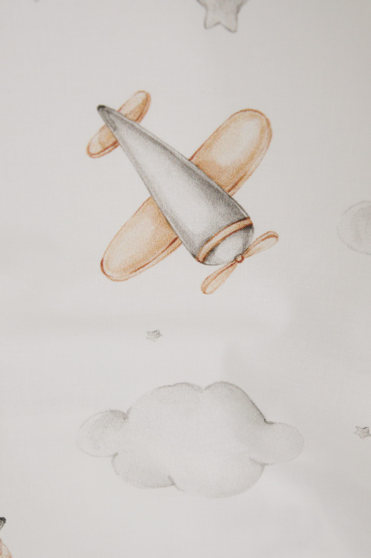 Tissu coton imprimé pour enfant au mètre - motif Avions