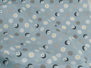 Tissu coton imprimé pour enfant - motif soleil et lune - Atelier Inika