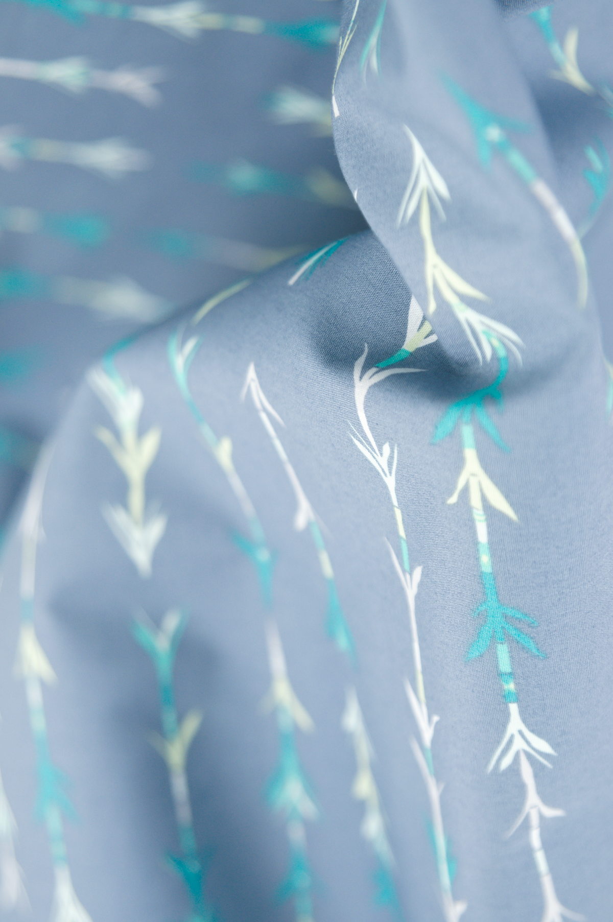 Tissu imprimé pour enfant - motif bambou / asie - Atelier Inika