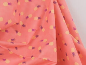 Tissu imprimé coton premium - Ananas - Atelier Inika