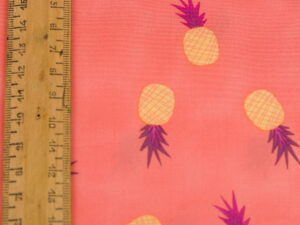 Tissu imprimé coton premium - Ananas - Atelier Inika