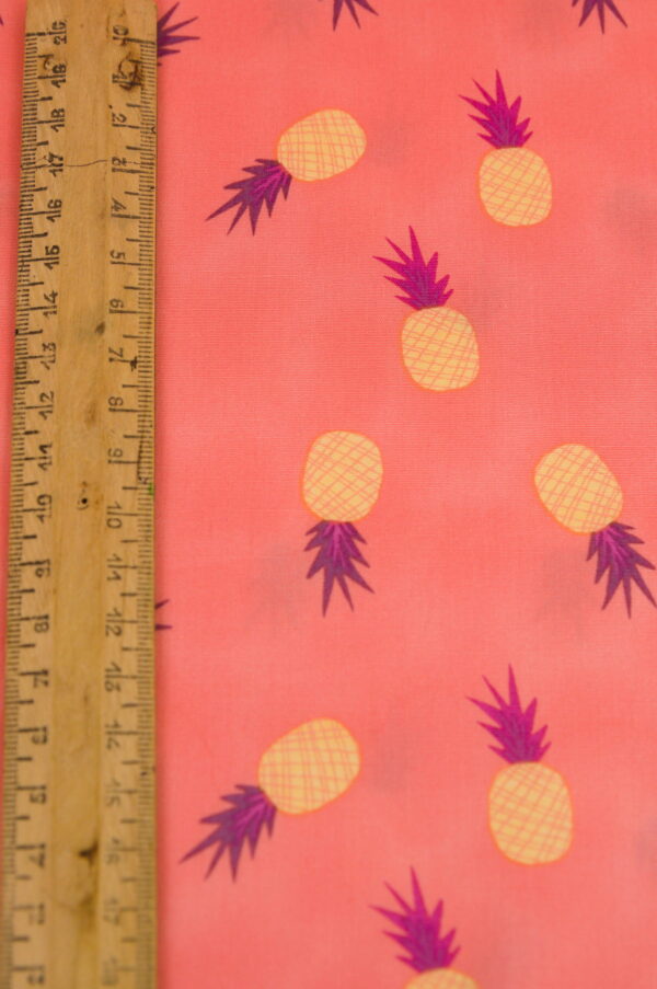 Tissu imprimé coton premium - Ananas - Atelier Inika