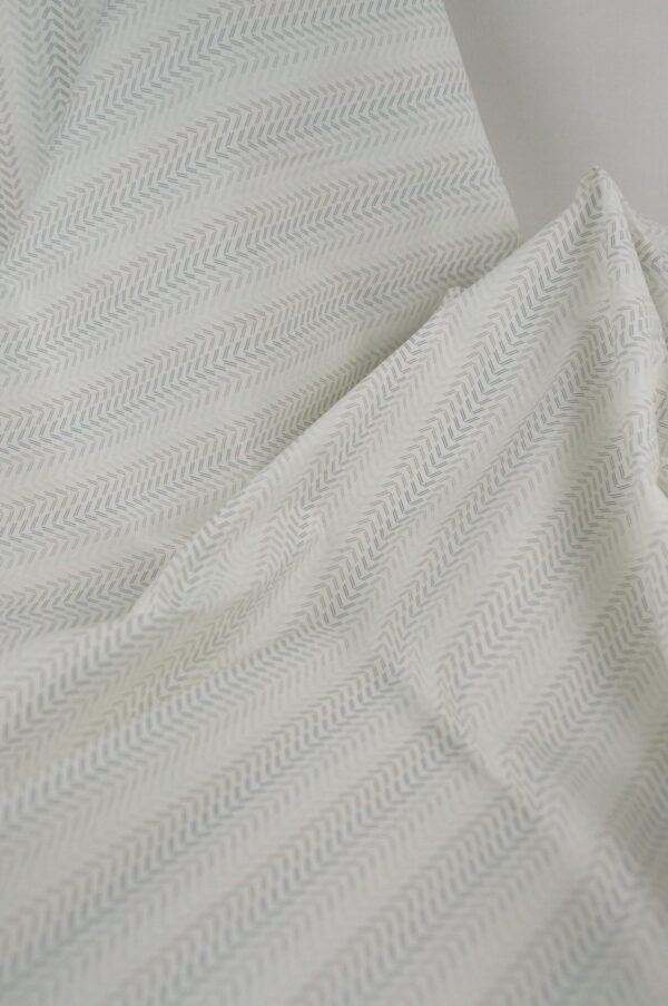 Tissu coton imprime motif délicat graphique - Atelier Inika