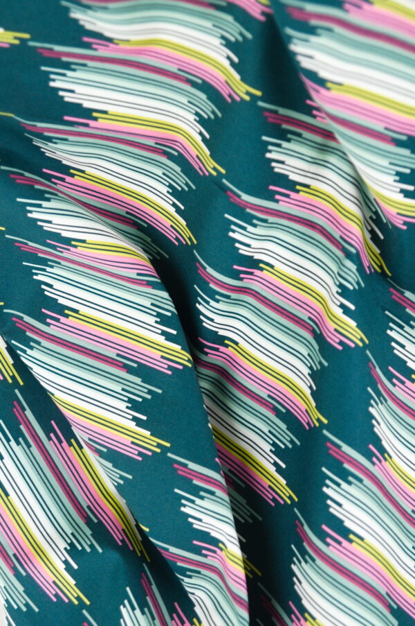 Tissu imprimé graphique moderne en coton au mètre | Atelier Inika