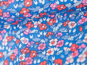 Tissu Liberty Fabrics - Piccadilly Poppy - botanique / fleuri / coquelicots - Atelier Inika
