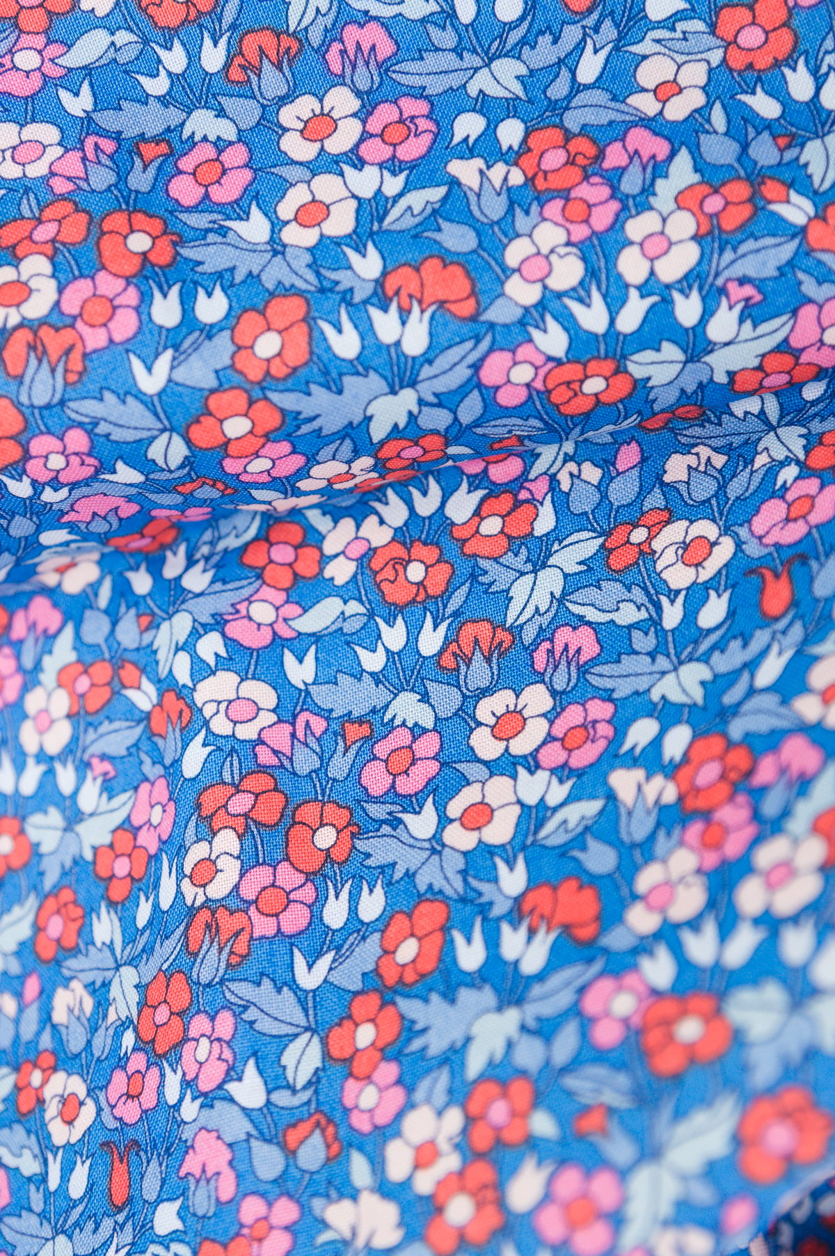 Tissu Liberty Fabrics - Piccadilly Poppy - botanique / fleuri / coquelicots - Atelier Inika