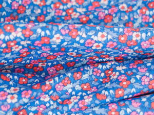 Tissu Liberty Fabrics - Piccadilly Poppy - botanique / fleuri / coquelicots - Atelier Inika