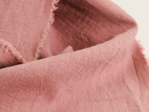 Tissu lin lavé au mètre - vieux rose - Atelier Inika | Mercerie en ligne