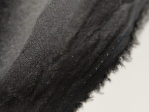 Tissu lin lavé au mètre - gris foncé - Atelier Inika | Mercerie en ligne