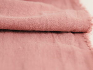 Tissu lin lavé au mètre - vieux rose - Atelier Inika | Mercerie en ligne
