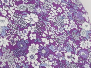 Tissu japonais floral Kokka - Mauve - petits fleurs