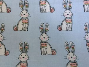 Tissu Art gallery Fabrics " Mes beaux lapins " (vendu par 10 cm)