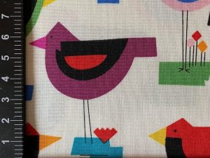 Tissu coton "Oiseaux" - Collection Monkey's Bizness – Image 2