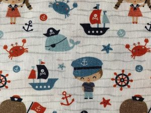 Tissu coton Camelots Fabrics "Non d'un pirate"