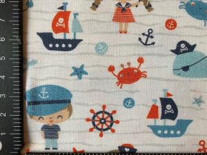Tissu popeline de coton "Petits Pirates" – Image 2
