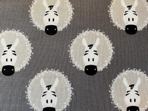 Tissu coton Camelots Fabrics "Zèbres"