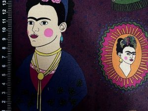 [Coupon 100 cm] Tissu coton premium "Frida Kahlo" – Image 2