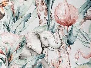 Tissu coton Premium "Ma savane"