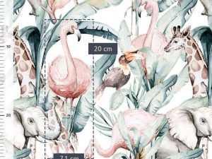 Tissu coton imprimé "Ma savane" – Image 2
