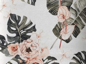 Tissu coton Premium impression numérique  "Juste une rose "