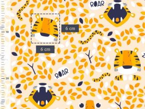 Tissu coton imprimé "Nom d'un lion" – Image 2