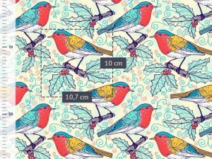 Tissu coton imprimé "Mon rossignol chante" – Image 2