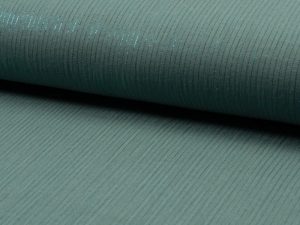 Tissu double gaze Lurex - verte