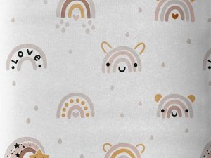 Tissu jersey "Arc-en-ciel de love" – Image 1