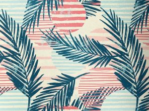 Tissu coton imprimé "Au soleil couchant" – Image 1