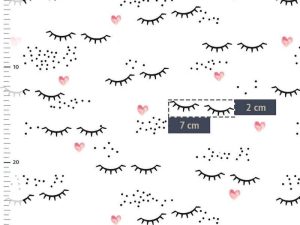 Tissu coton imprimé "Les yeux Révolvers" – Image 2