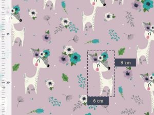 Tissu coton imprimé "Ma biche bohème" – Image 2