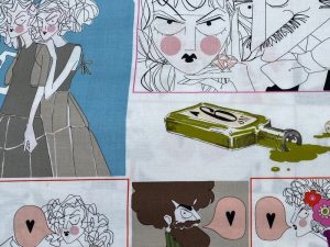 Tissu coton "A ghastlie gush love" - Collection The Ghastlies – Image 2