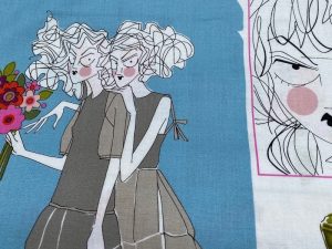 Tissu coton "A ghastlie gush love" - Collection The Ghastlies – Image 3