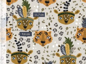 Tissu coton imprimé "Comme des petits indiens" – Image 2