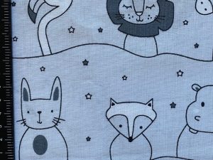 [Coupon 110 cm] Tissu coton imprimé "Un jour de représentation" – Image 2