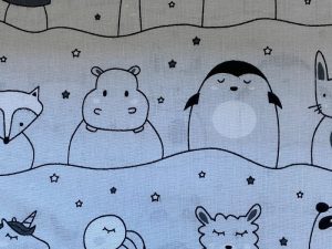 [Coupon 110 cm] Tissu coton imprimé "Un jour de représentation" – Image 3