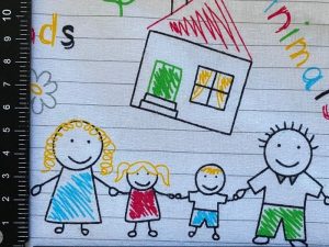 Tissu coton "Family" – Image 3