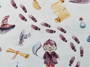 Tissu coton imprimé "Sorcellerie " – Image 1