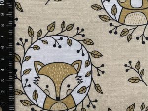 Tissu coton imprimé "Cadres animaux" – Image 2