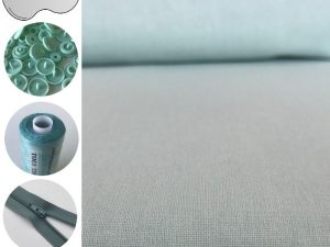 Tissu coton uni - jade – Image 2