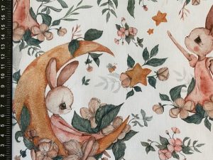 Tissu coton imprimé "Sur la lune" – Image 2