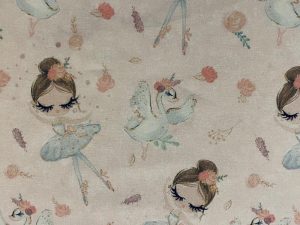 Tissu coton imprimé "Ballerines" – Image 1