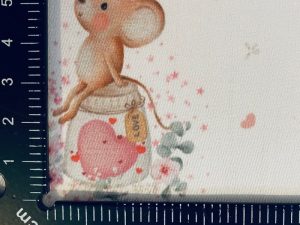 Tissu coton imprimé "Souris" – Image 2