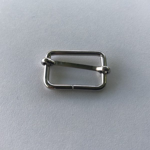 Boucle coulissante nickelé 20*12mm