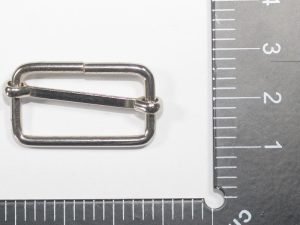 Boucle coulissante nickelé 25*13mm