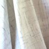 Tissu coton indien tissé main crème / blanc et noir | Tissu coton naturel et bio au mètre Atelier Inika