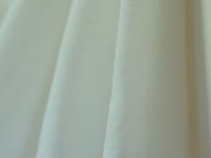 Tissu voile de coton blanc naturel bio tissé main | Khadi mousseline | Tissu coton fin | Atelier Inika