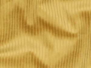 Tissu velours côtelé 4.5W en 100 % coton couleur Curry jaune pour couture