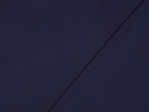Tissu Lenzing Ecovero uni – bleu marine - Viscose écologique au mètre - Atelier Inika