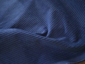 Tissu velours côtelé 4,5w - Bleu Cobalt